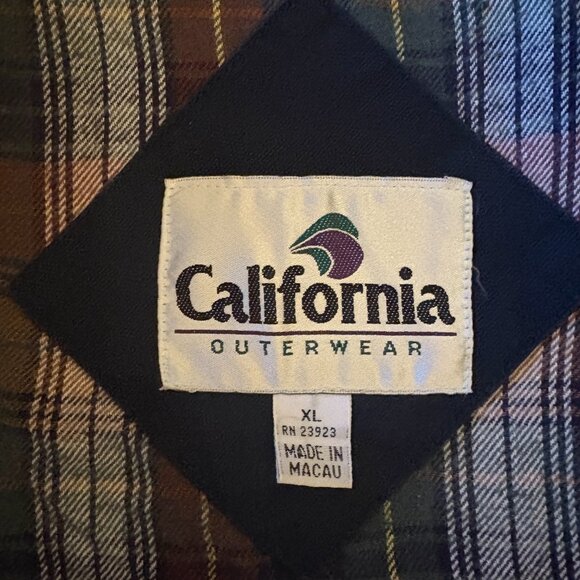 Vintage California Outerwear Button Up Jacket (XL) - Picture 4 of 6